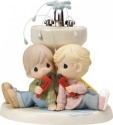 Precious Moments CC169003 2016 Collector's Club MOF Couple DIY Plumbing Figurine