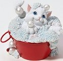 Charming Purrsonalities 4022696 Cat in Bubble Bath Figurine