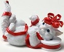 Charming Purrsonalities 4022708 Cat Wrapped in Ribbon Figurine