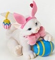 Charming Purrsonalities 4025970 Cat Dressed as Rabbit Figurine