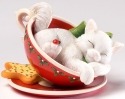 Charming Purrsonalities 4027985 Resting Up For a Tea - Rific Holiday Figurine