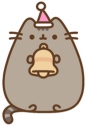 Pusheen Cat 6011142 Pusheen with Bell Ornament