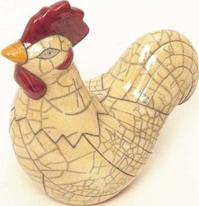 Raku South Africa R20 Rooster Giant White