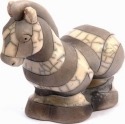 Raku South Africa B826 Zebra Medium Black and White Big 8