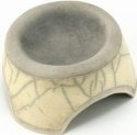 Raku South Africa E6W Egg Stand Small White