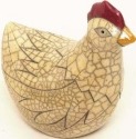 Raku South Africa H12 Hen Giant White