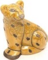 Raku South Africa L12 Leopard Sitting Yellow