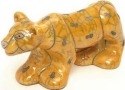 Raku South Africa L14 Leopard Walking Yellow