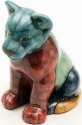 Special Sale SALEL25 Raku South Africa L25 Lion Cub Sitting