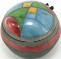 Raku South Africa L3 Lidded Pot Medium