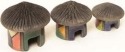 Raku South Africa M8 Hut Set of Three