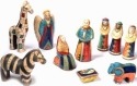 Raku South Africa NS04 Boxed 10 Piece African Nativity Scene