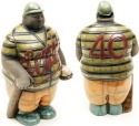 Raku South Africa PB02 Mr Potbelly Baseball Player