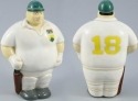 Raku South Africa PB23U Mr Potbelly Cricket Player Underglaze