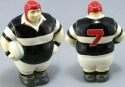 Raku South Africa PB43U Mr Potbelly Rugby Player Shark Underglaze