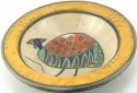 Raku South Africa R7 Bird Rim Bowl Medium