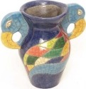 Raku South Africa V8 Parrot Vase Waterproof