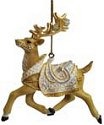 Reindeer Connection 22515 White Christmas Ornament