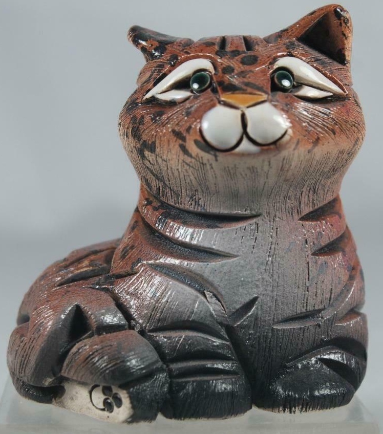 Artesania Rinconada 153 Tabby Cat Adult Figurine