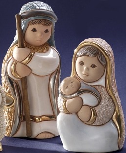 Artesania Rinconada 3002 Joseph and Mary Figurines 2 Pieces
