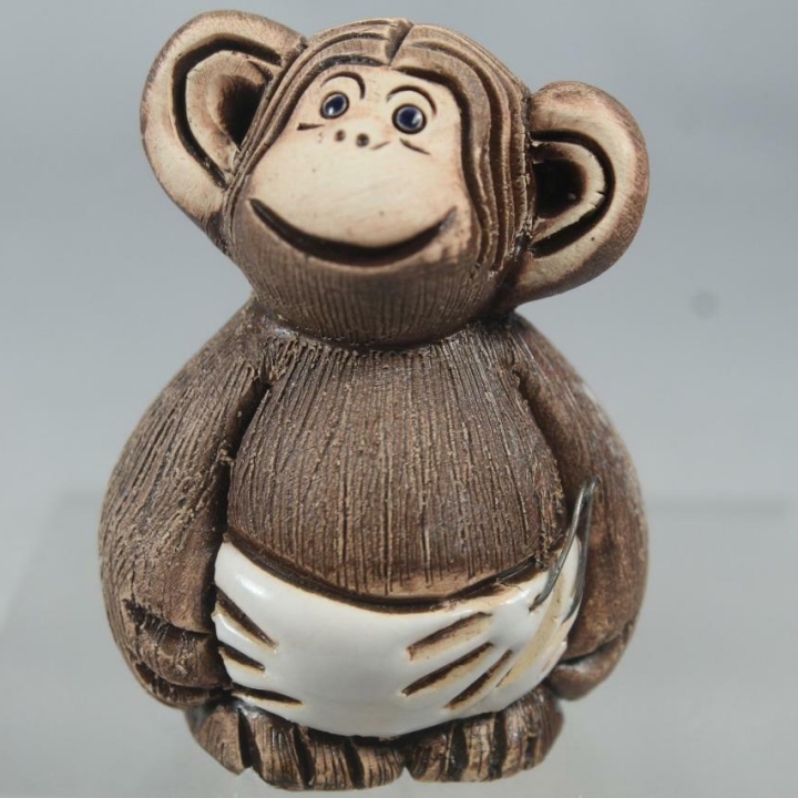 Artesania Rinconada 343 Chimpanzee Baby Figurine