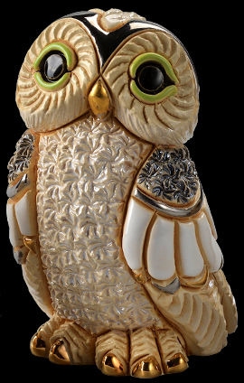 Artesania Rinconada F185 Winter Owl Figurine