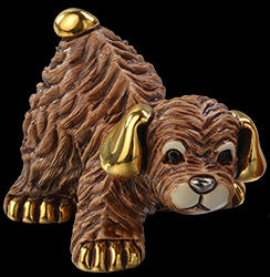 Artesania Rinconada F189 Brown Dog Figurine