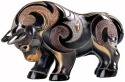 Artesania Rinconada 1028B Bull Black Bookend