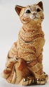 De Rosa Collections 1035O Striped Cat Large Figurine