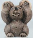 Artesania Rinconada 136B Wise Mouse Hear No Evil Non US Figurine