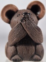 Artesania Rinconada 136C Mouse Wise Speak No Evil Non US Figurine