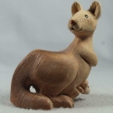 Artesania Rinconada 165 Kangaroo with Baby Figurine