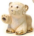 De Rosa Collections 1719 Polar Bear Baby Figurine