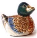 De Rosa Collections 1727 Mallard Duck Baby Figurine