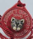 Artesania Rinconada 2003DenCatRed Cat RARE Medallion 2003 Den Red