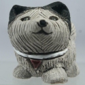 Artesania Rinconada 208-Burgundy Dog Burgundy Figurine