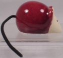 Artesania Rinconada 247B Mouse Red with Long Black Tail Figurine