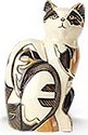 De Rosa Collections 411 Calico Cat Large Figure