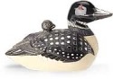 De Rosa Collections 431 Loon w Baby Large Figure