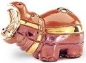 De Rosa Collections 708 Hippo Brown Figurine