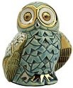 De Rosa Collections 769 Owl Aqua 2002 Redemption Piece Figurine