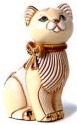 Artesania Rinconada 776 Cat with Ribbon Figurine