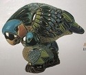 De Rosa Collections 790 Parrot with Baby Figurine