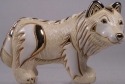 De Rosa Collections 797D Wolf RARE White on White Figurine