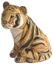 De Rosa Collections 803A Tiger Sitting Figurine