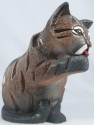 Artesania Rinconada 821C Tabby Cat Large Argentina Figurine