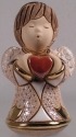 De Rosa Collections A03W Angel with Heart White Figurine