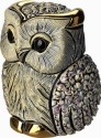 De Rosa Collections B05W Owl White Confetti Collection