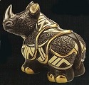 De Rosa Collections F111 Rhino Black Figurine