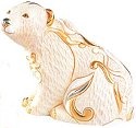 De Rosa Collections F118 Polar Bear Sitting Figurine